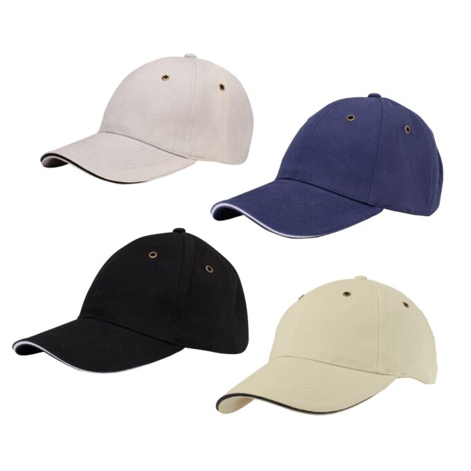 Grand Slam Golf Brushed Cotton Caps